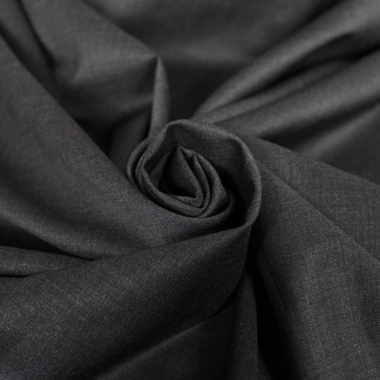 Tissu laine froide stretch - gris anthracite - photo 1/4 | So Tissus