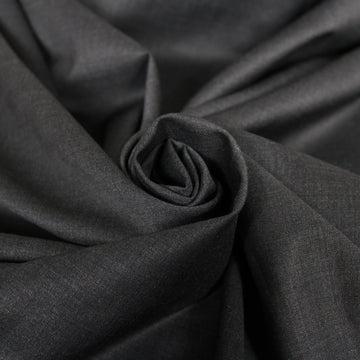 Tissu laine froide stretch - gris anthracite