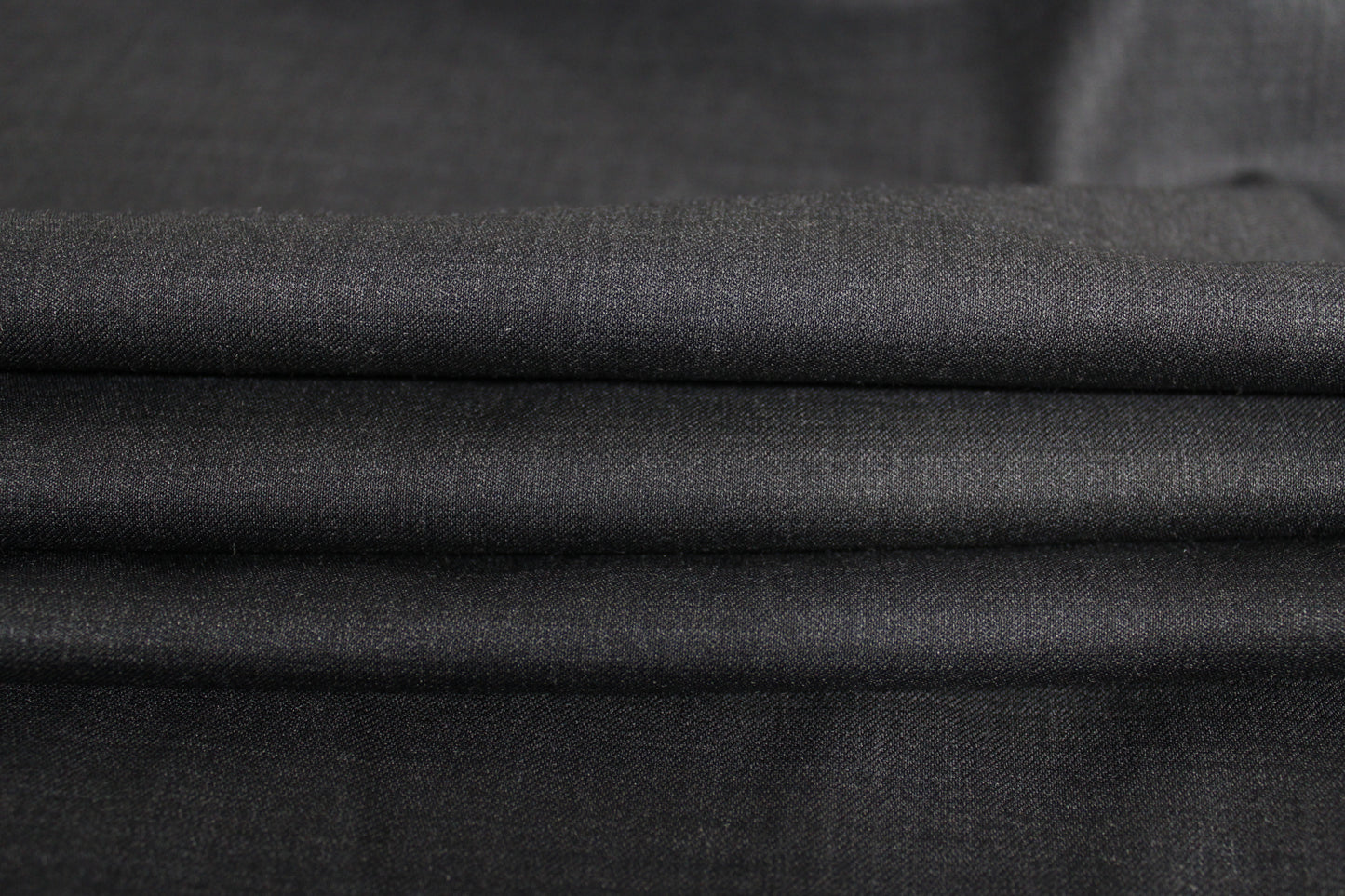Tissu laine froide stretch - gris anthracite - photo 2/4 | So Tissus