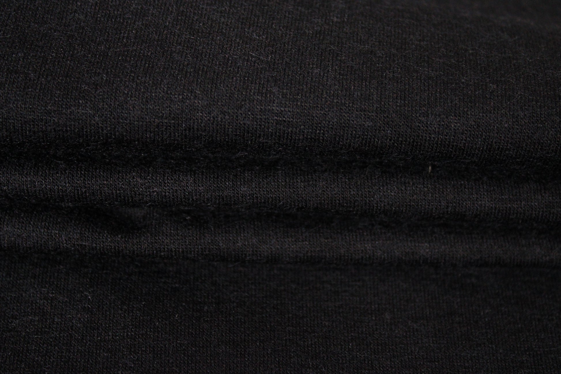 Tissu jersey de laine - noir - photo 2/4 | So Tissus