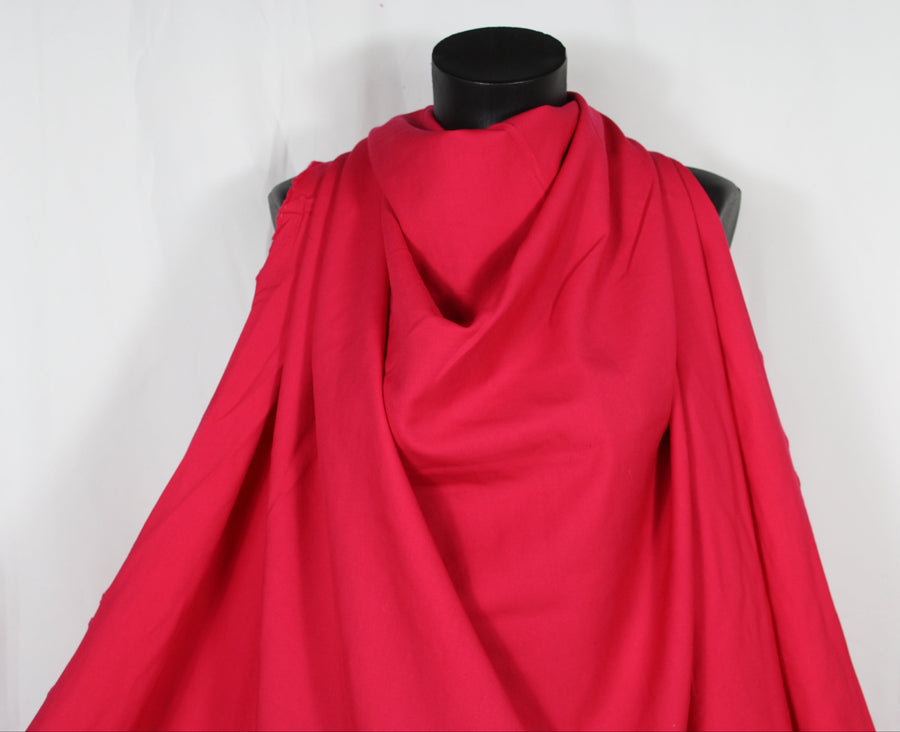 Tissu laine froide - framboise