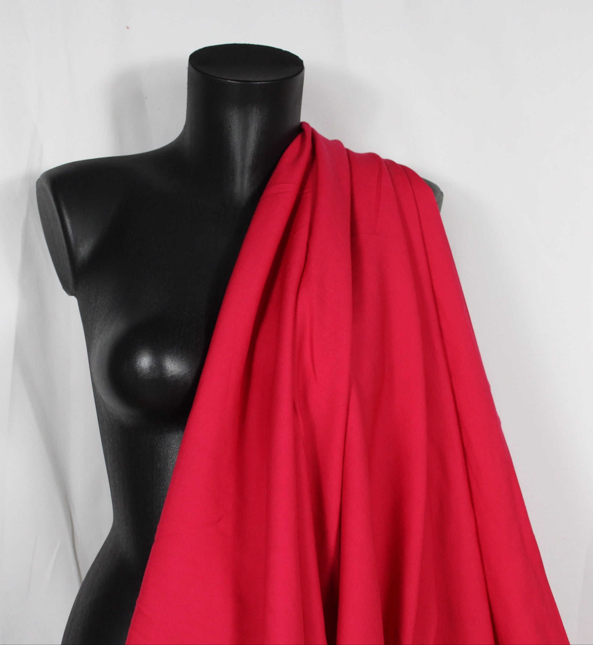 Tissu laine froide - framboise - photo 3/4 | So Tissus