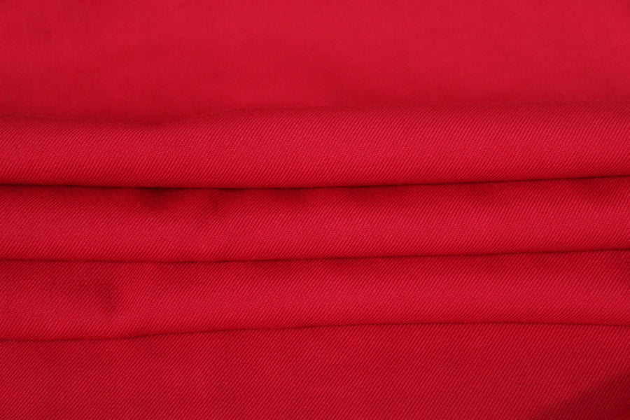 Tissu laine froide - framboise