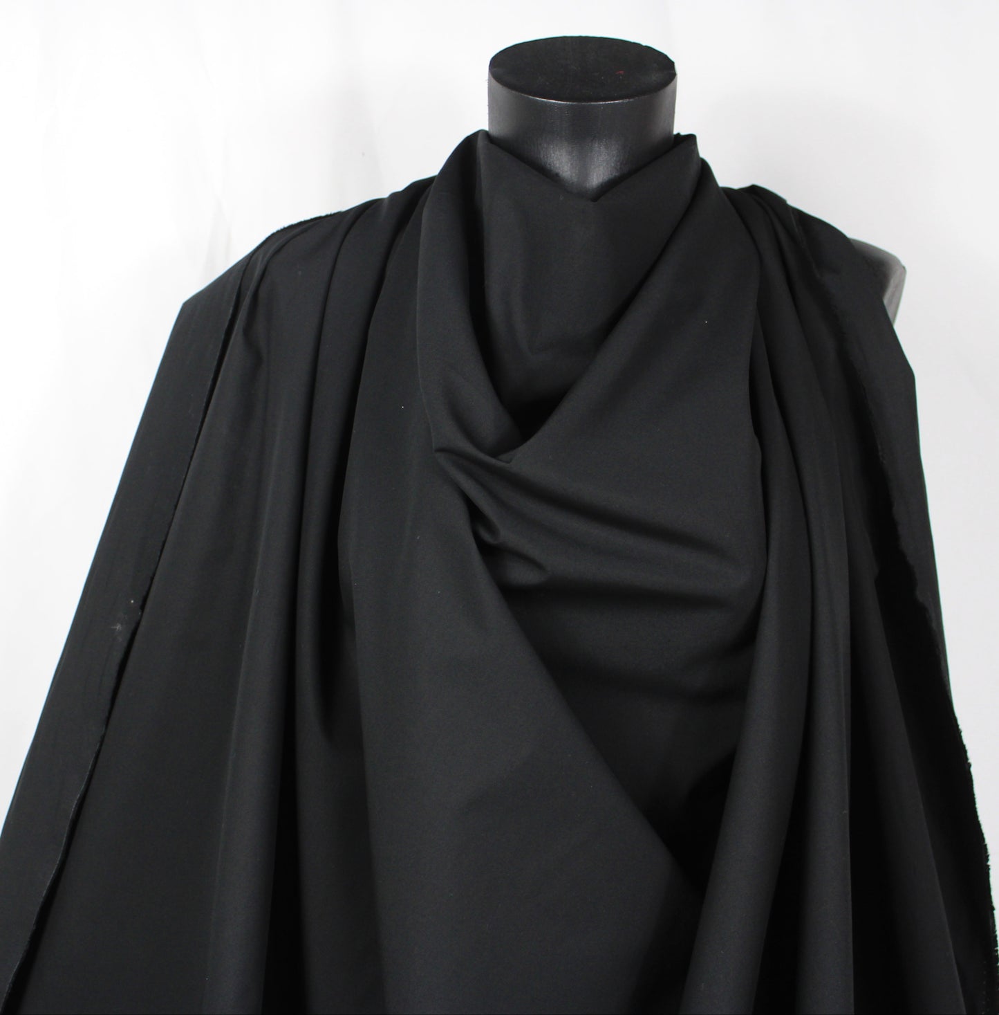 Tissu popeline de coton premium - noir - photo 3/4 | So Tissus