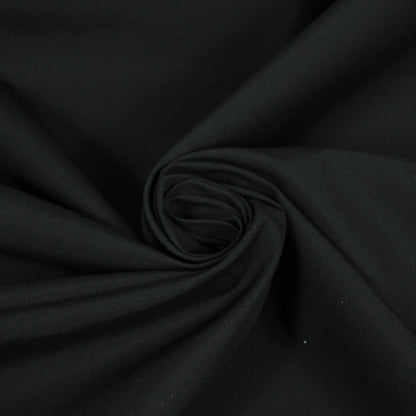Tissu popeline de coton premium - noir - photo 1/4 | So Tissus