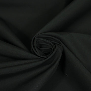 Tissu popeline de coton premium - noir