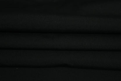 Tissu popeline de coton premium - noir - photo 2/4 | So Tissus