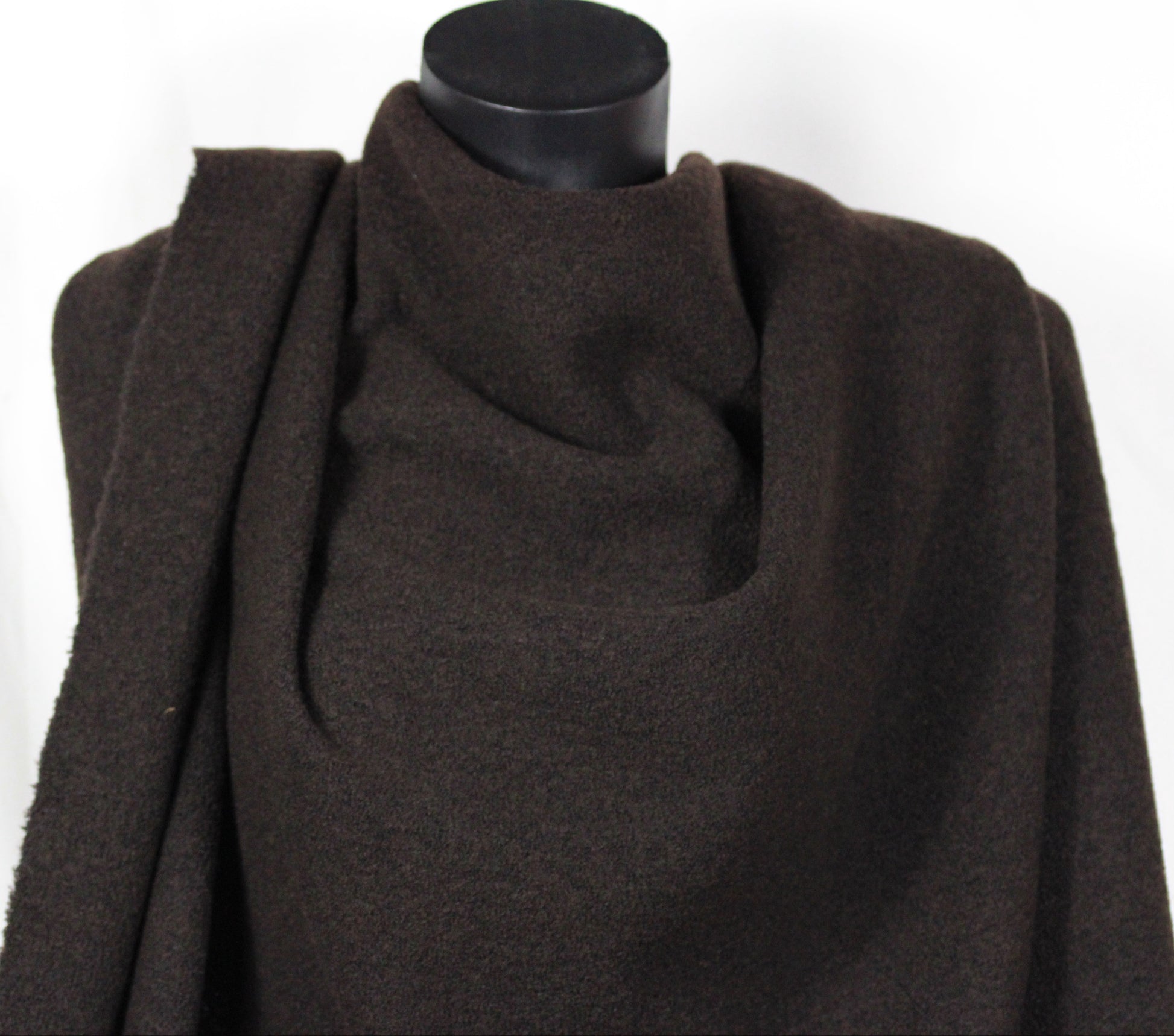 Laine bouillie - marron foncé - photo 3/4 | So Tissus
