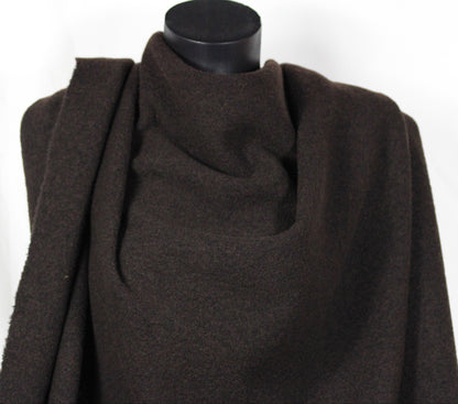 Laine bouillie - marron foncé - photo 3/4 | So Tissus