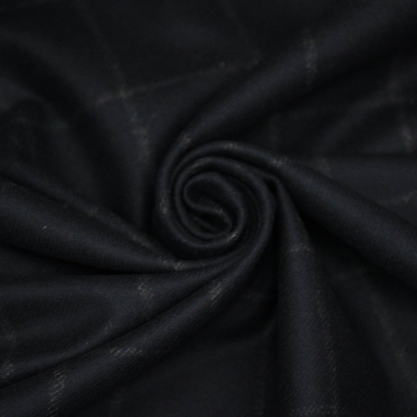 Tissu drap de laine - à carreaux - bleu marine - photo 1/5 | So Tissus