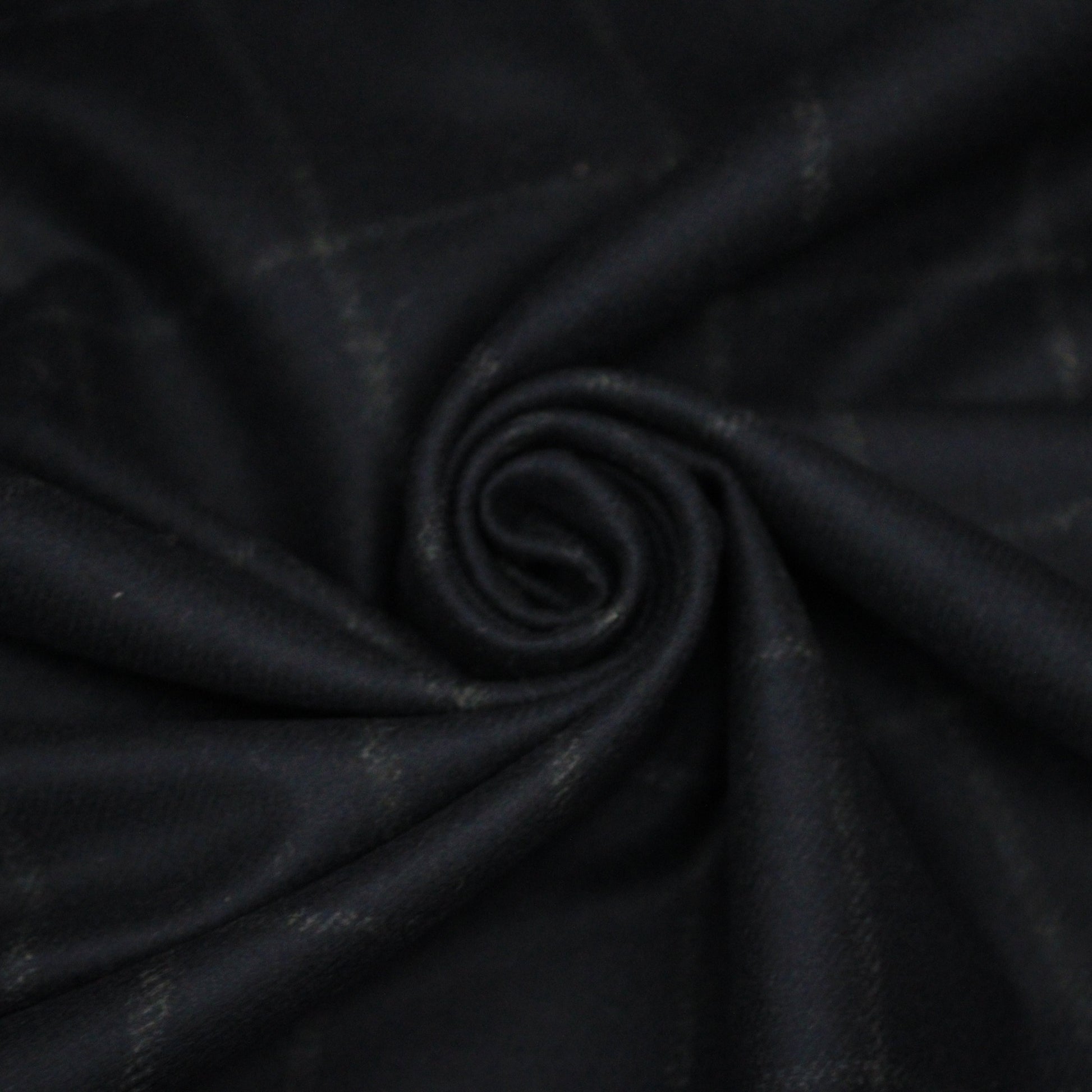 Tissu drap de laine - à carreaux - bleu marine - photo 1/5 | So Tissus