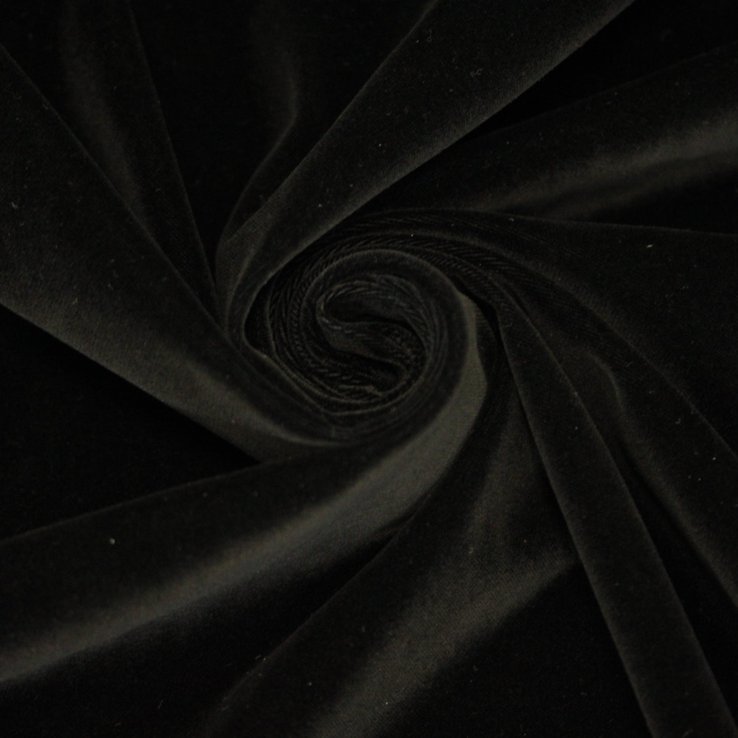 Tissu velours lisse prestige  - noir - photo 1/4 | So Tissus