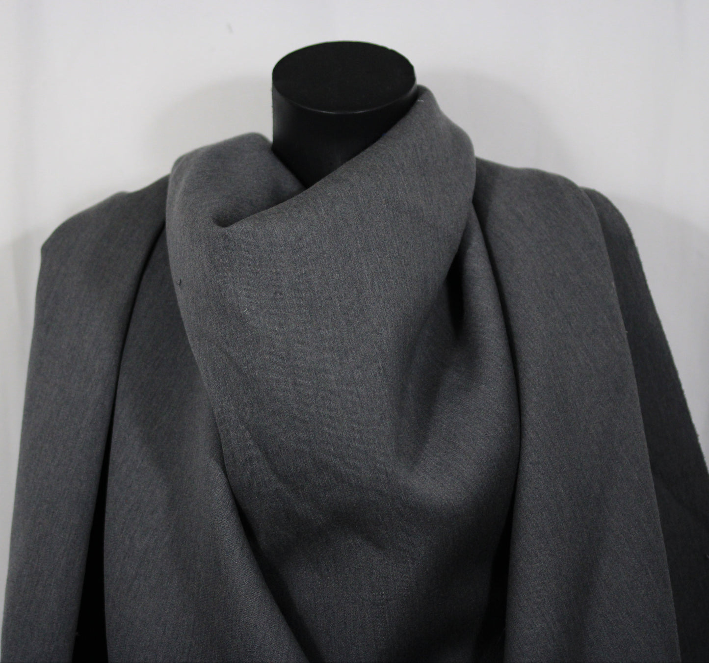 Tissu double gabardine laine - gris - photo 4/4 | So Tissus