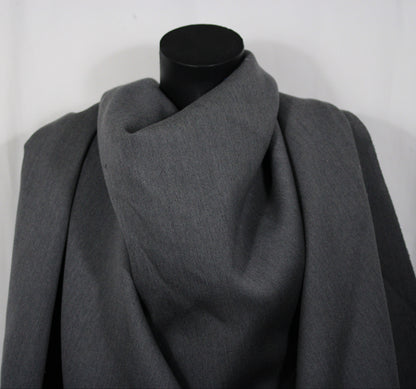 Tissu double gabardine laine - gris - photo 4/4 | So Tissus