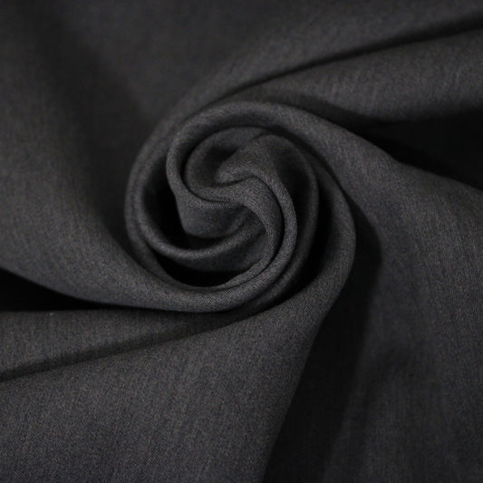 Tissu double gabardine laine - gris - photo 1/4 | So Tissus