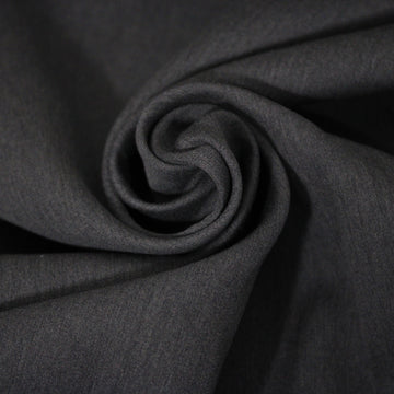 Tissu double gabardine laine - gris
