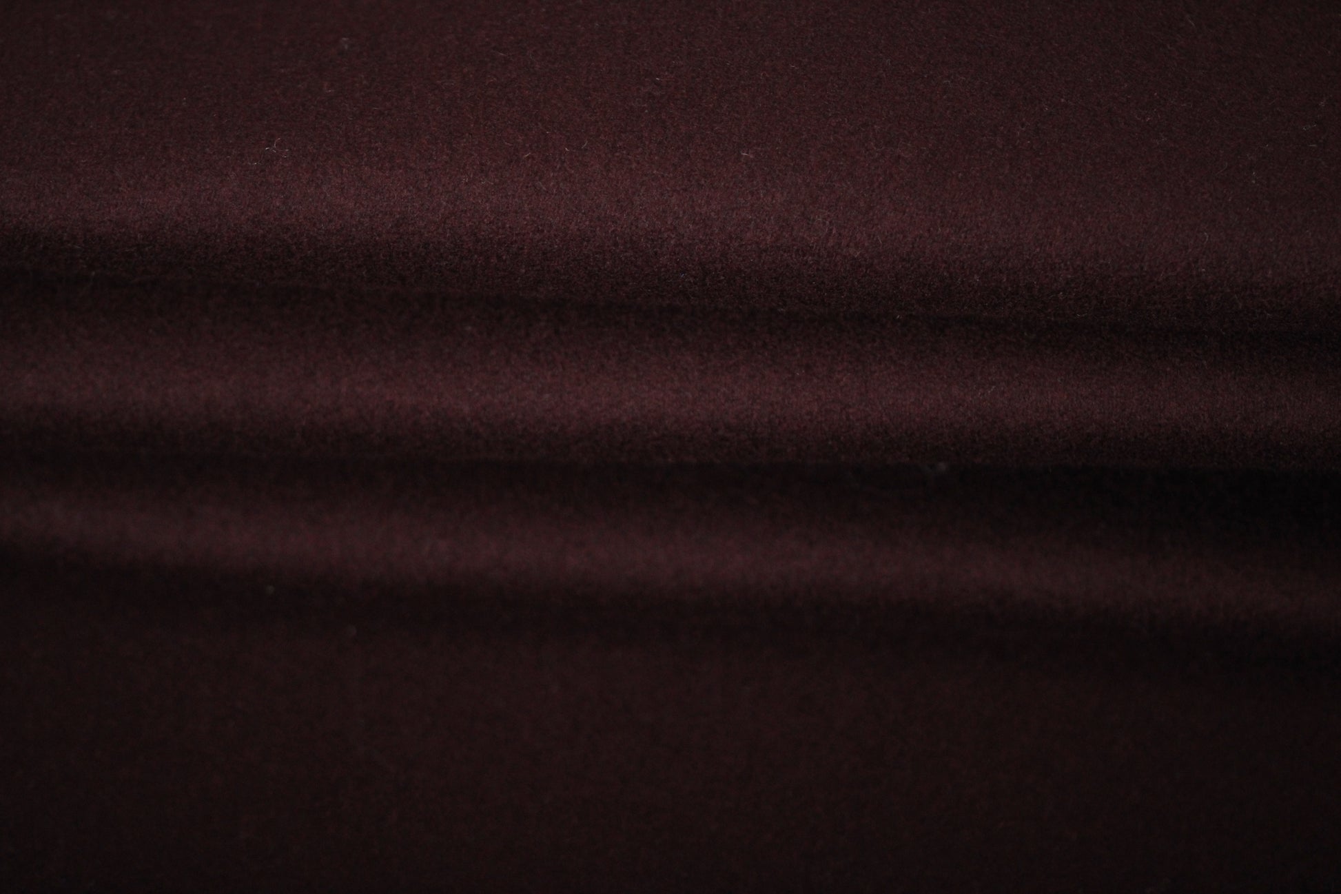 Tissu laine contrecollé -prune - photo 2/4 | So Tissus
