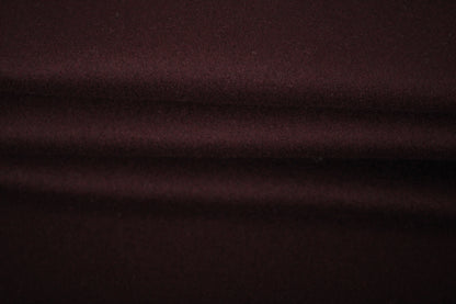 Tissu laine contrecollé -prune - photo 2/4 | So Tissus