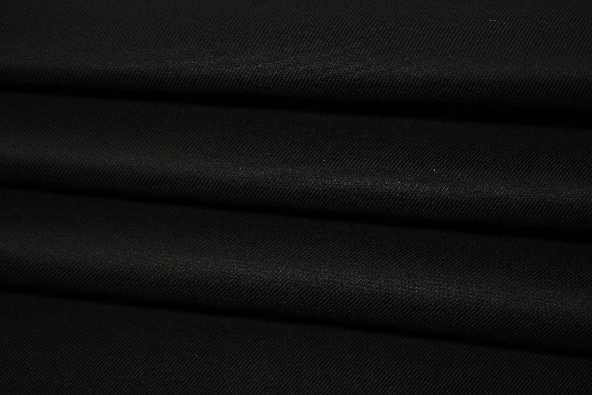 Tissu gabardine de coton prestige stretch - noir - photo 2/4 | So Tissus