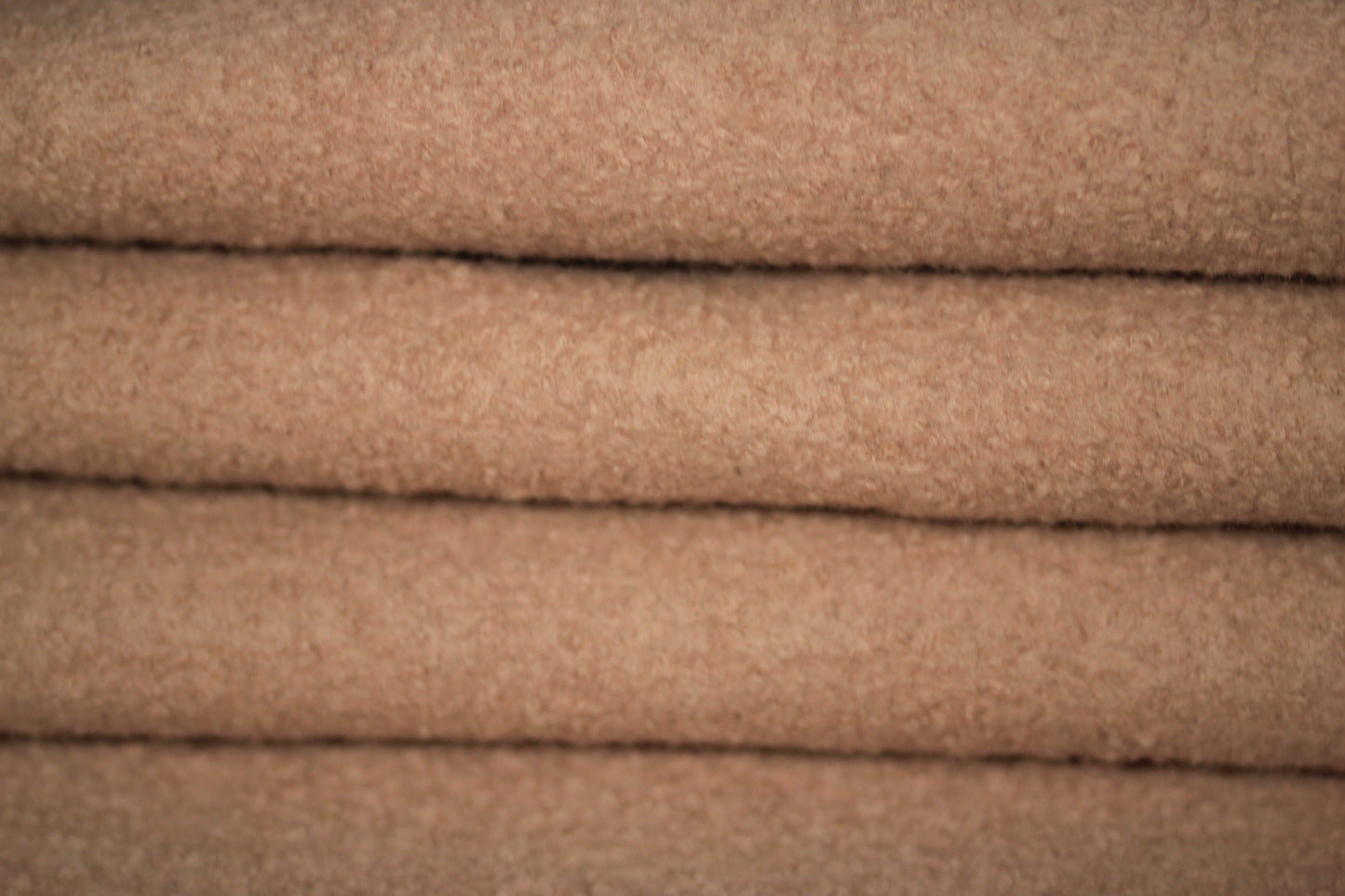 Tissu Drap de laine bouillie - rose pâle - photo 2/4 | So Tissus