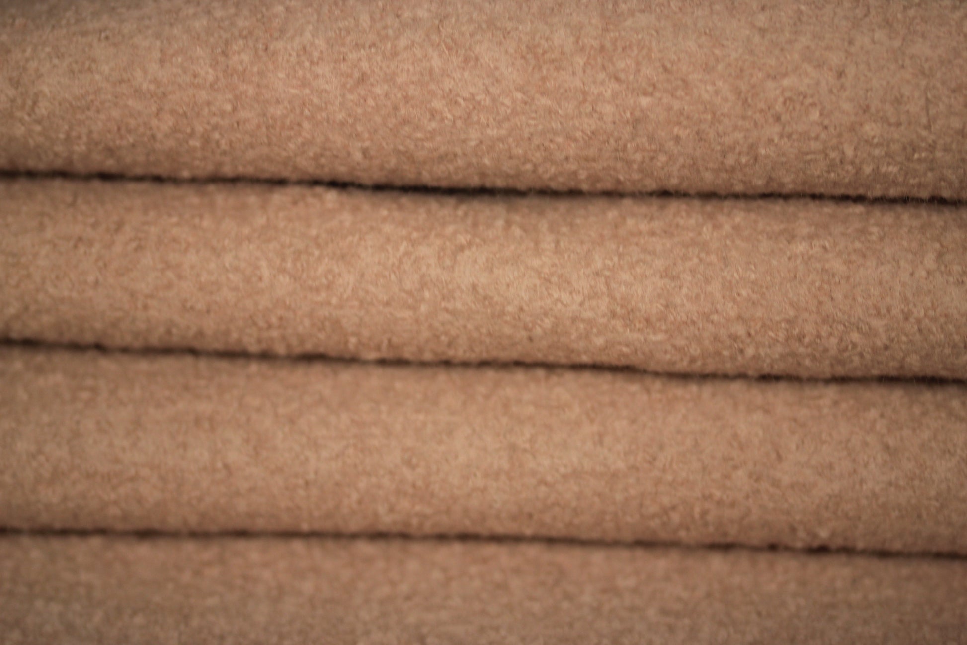 Tissu Drap de laine bouillie - rose pâle - photo 2/4 | So Tissus