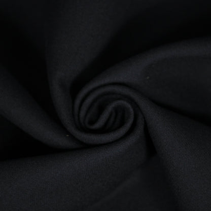 Tissu double crêpe de laine - bleu marine foncé - photo 1/4 | So Tissus