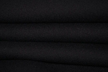 Tissu double crêpe de laine - bleu marine foncé - photo 2/4 | So Tissus