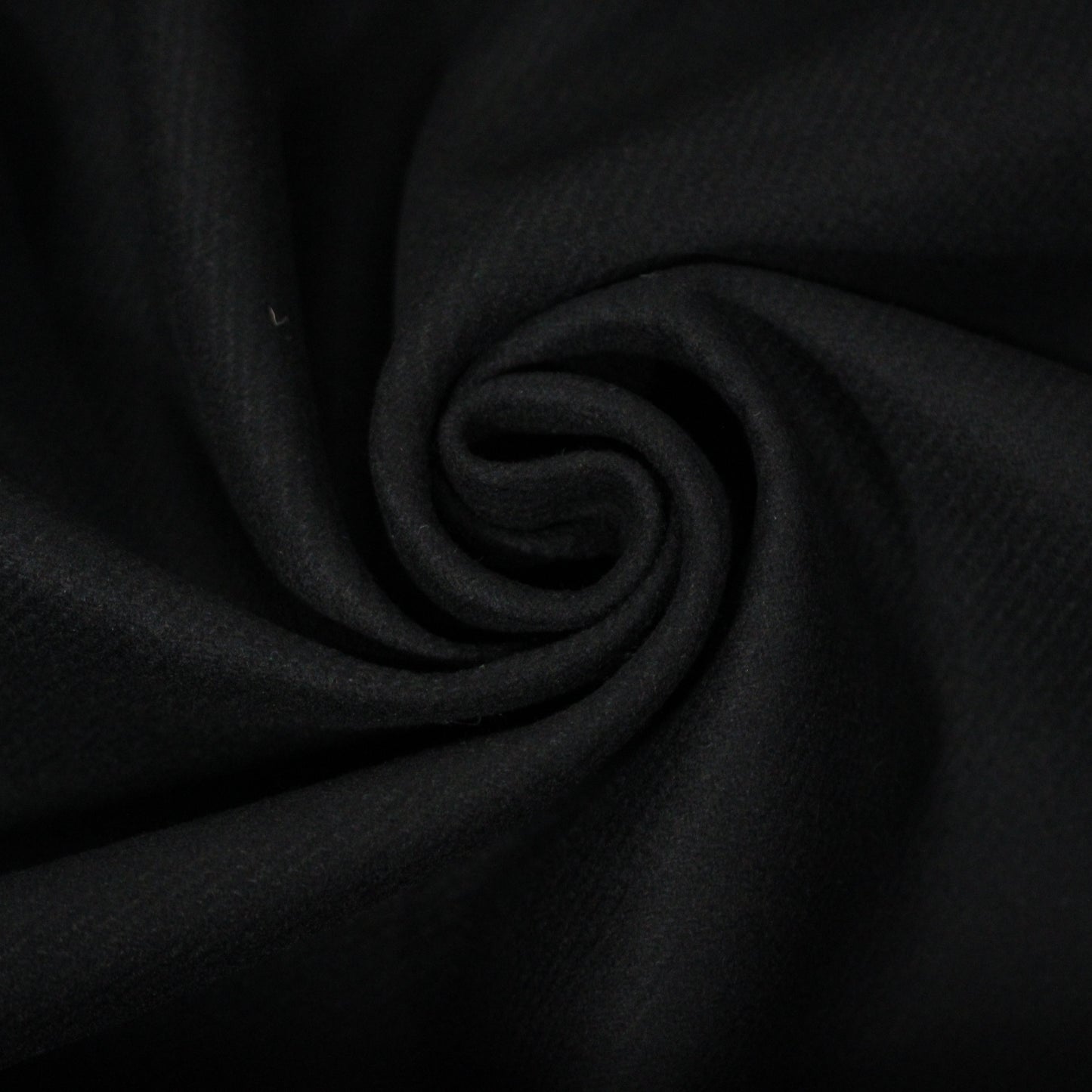 Tissu drap de laine - noir - photo 1/4 | So Tissus
