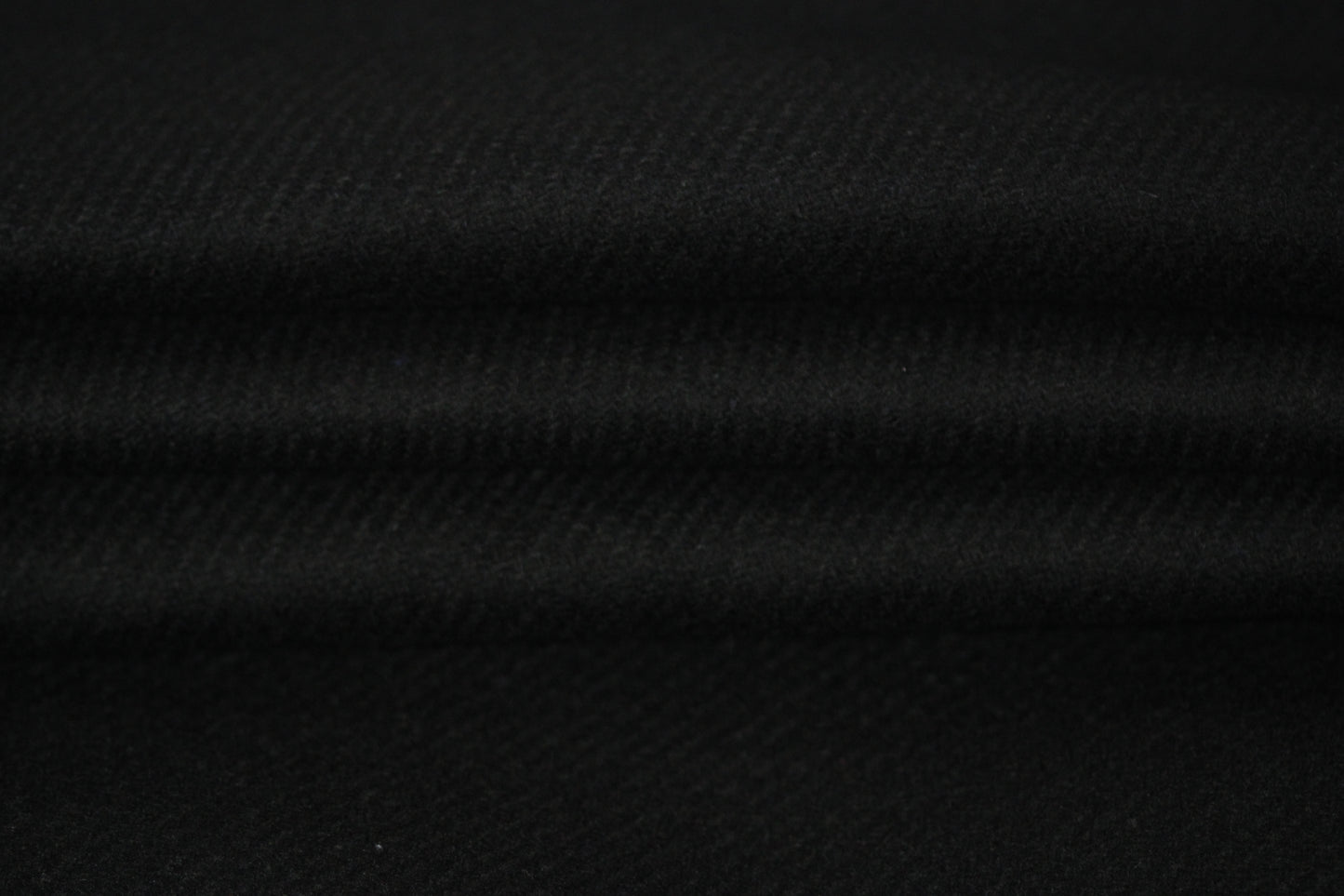 Tissu drap de laine - noir - photo 2/4 | So Tissus