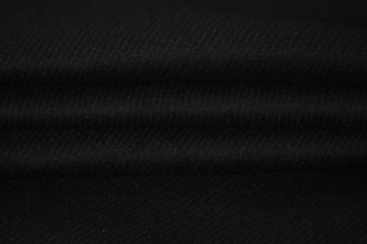 Tissu drap de laine - noir - photo 2/4 | So Tissus