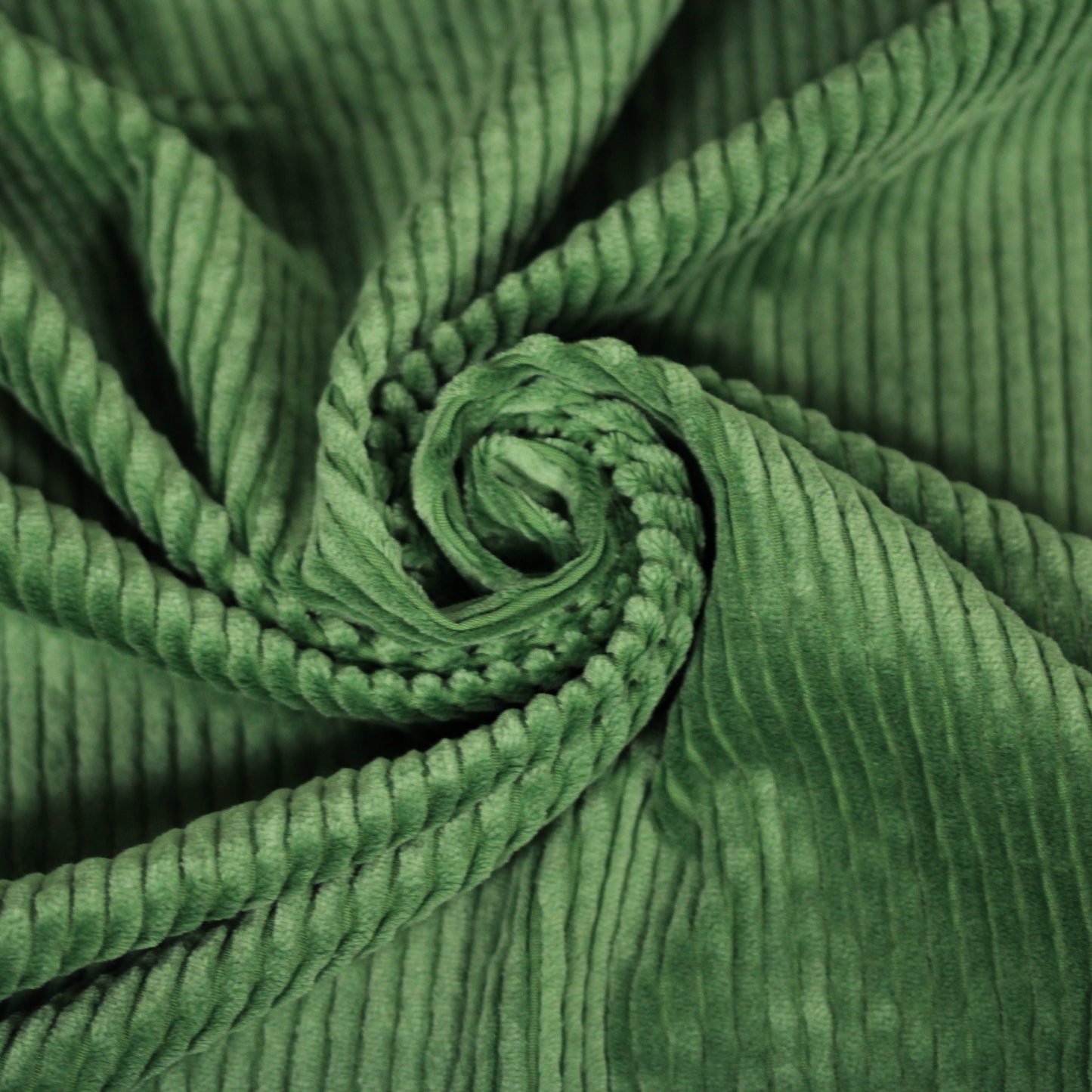 Tissu velours grosse côte - vert amende - photo 1/4 | So Tissus