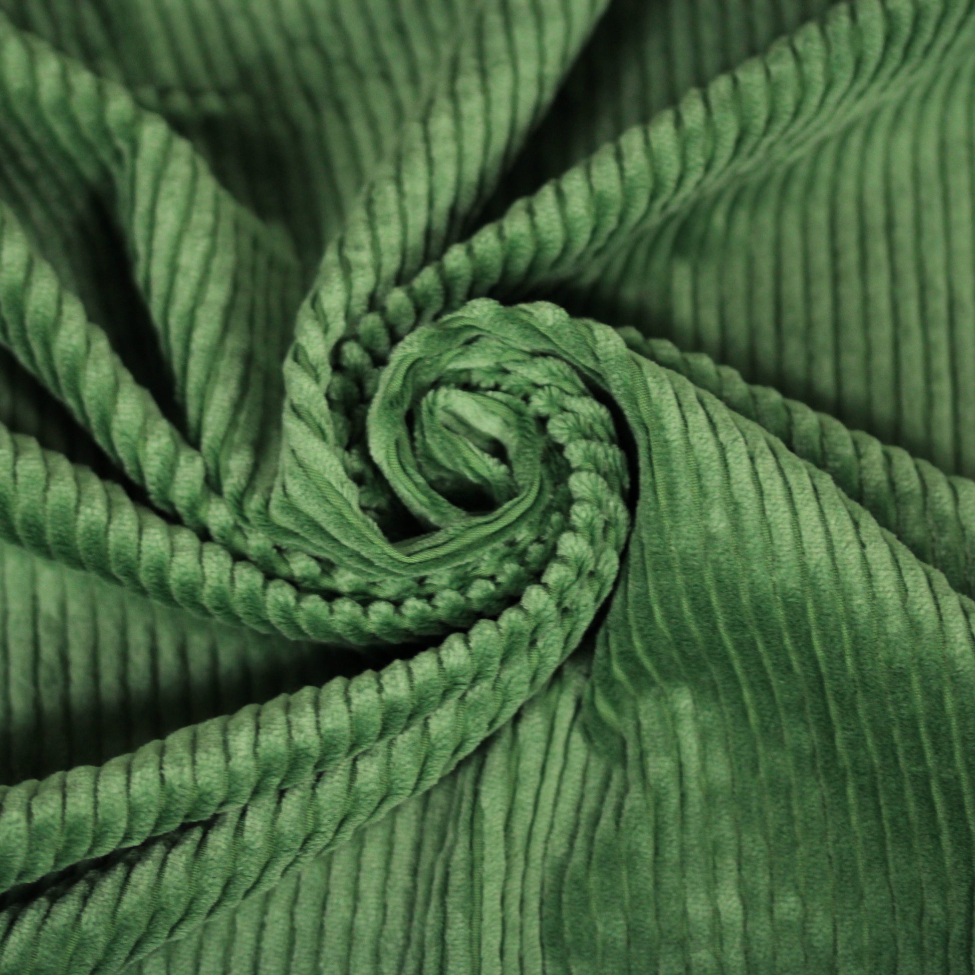 Tissu velours grosse côte - vert amende - photo 1/4 | So Tissus