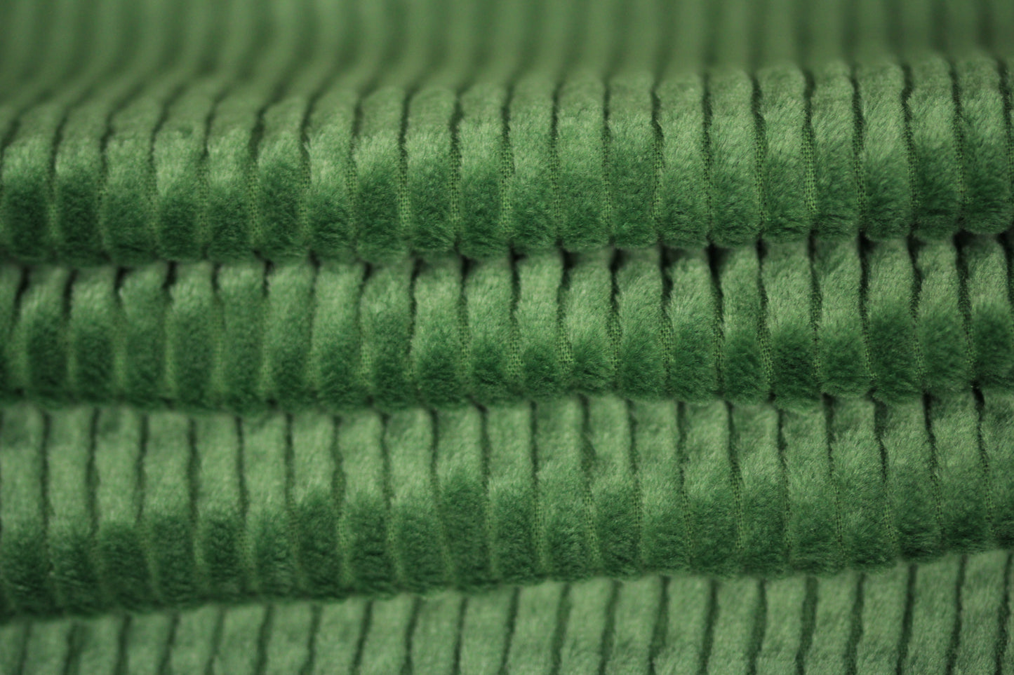 Tissu velours grosse côte - vert amende - photo 2/4 | So Tissus