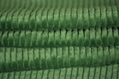 Tissu velours grosse côte - vert amende - photo 2/4 | So Tissus
