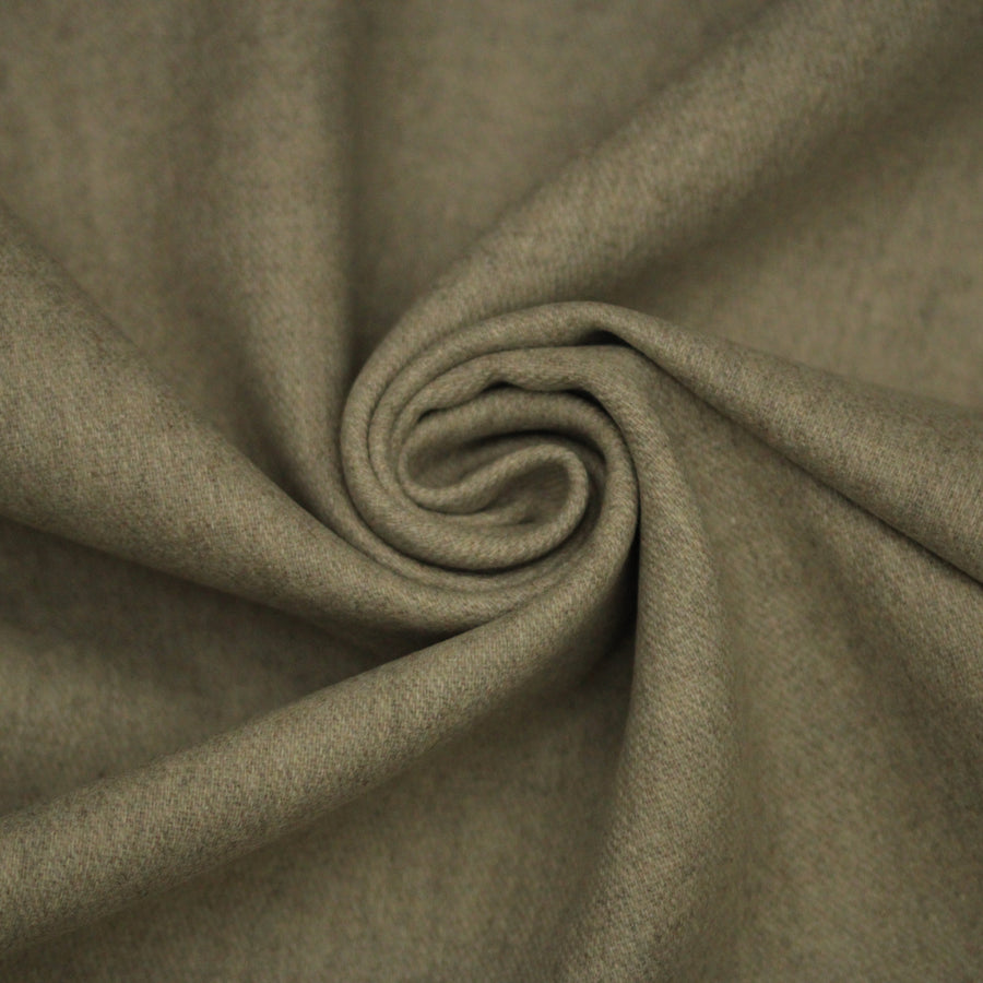 Tissu lainage - ton greige