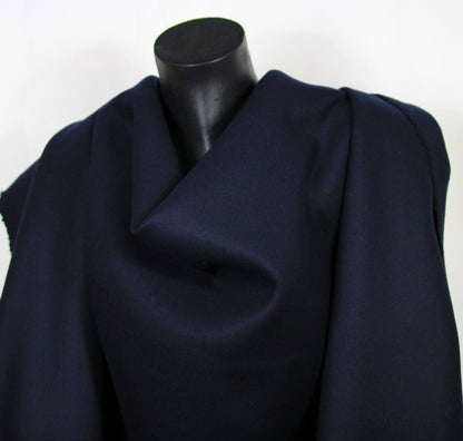 Tissu drap de laine caban - bleu marine - photo 4/4 | So Tissus