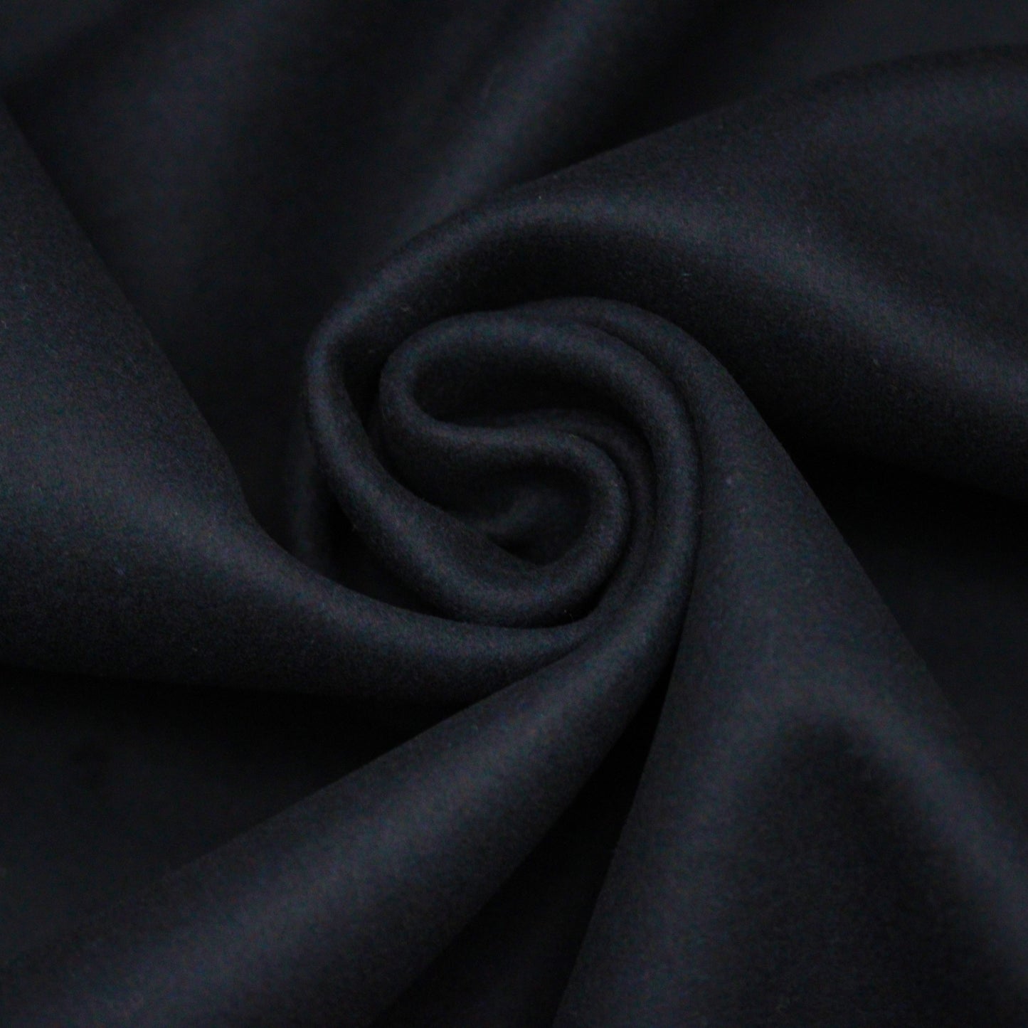 Tissu drap de laine caban - bleu marine - photo 1/4 | So Tissus