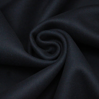 Tissu drap de laine caban - bleu marine - photo 1/4 | So Tissus