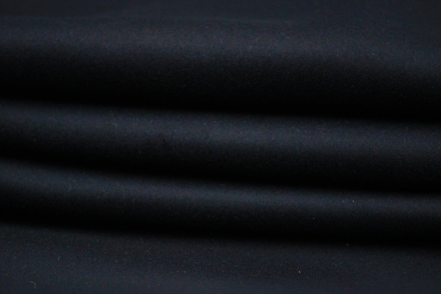 Tissu drap de laine caban - bleu marine - photo 2/4 | So Tissus
