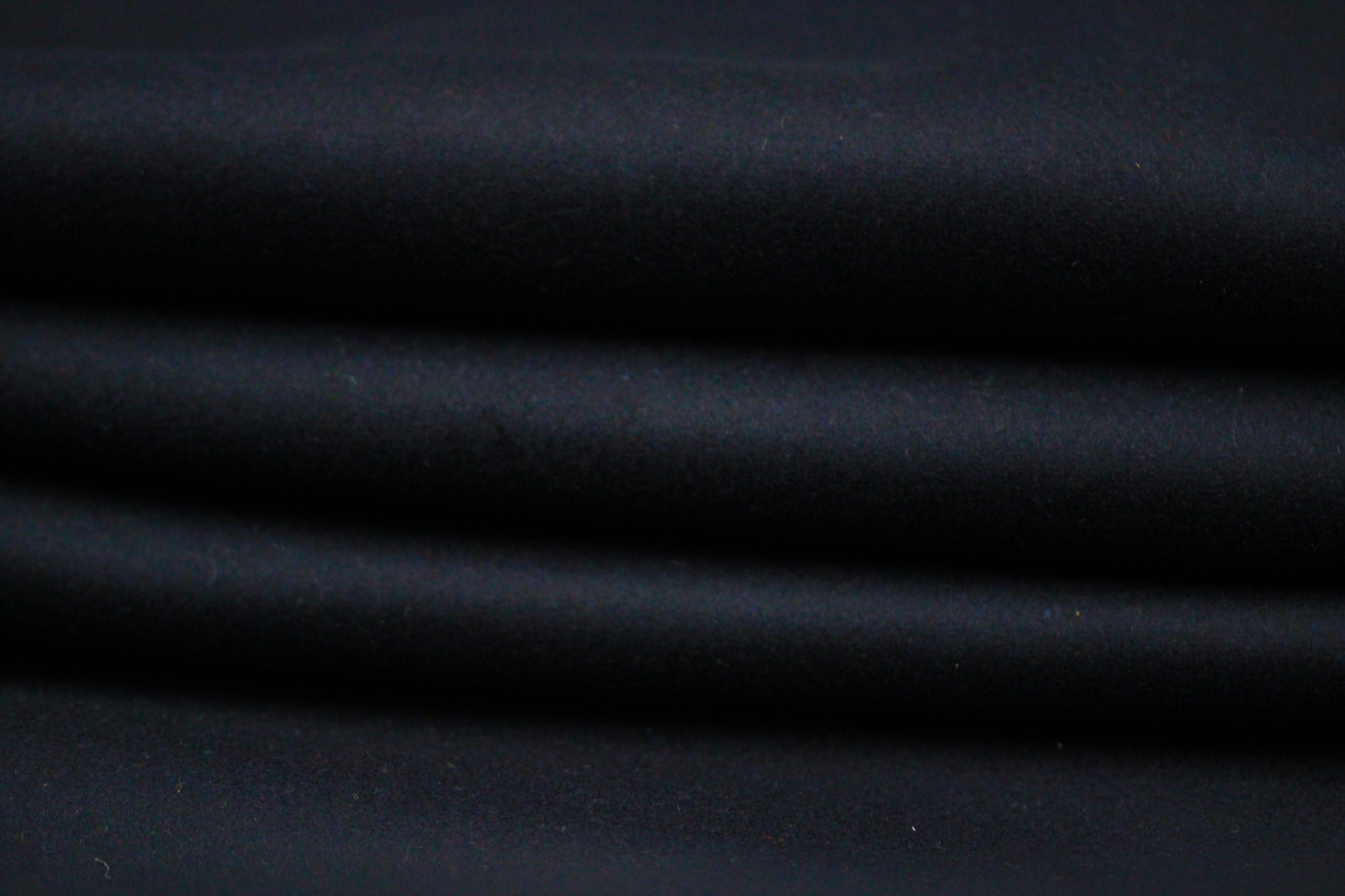 Tissu drap de laine caban - bleu marine - photo 2/4 | So Tissus