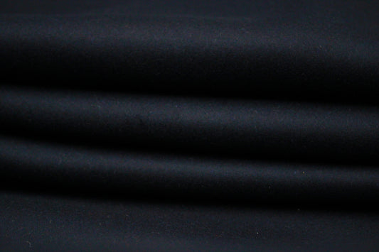 Tissu drap de laine caban - bleu marine - photo 2/4 | So Tissus