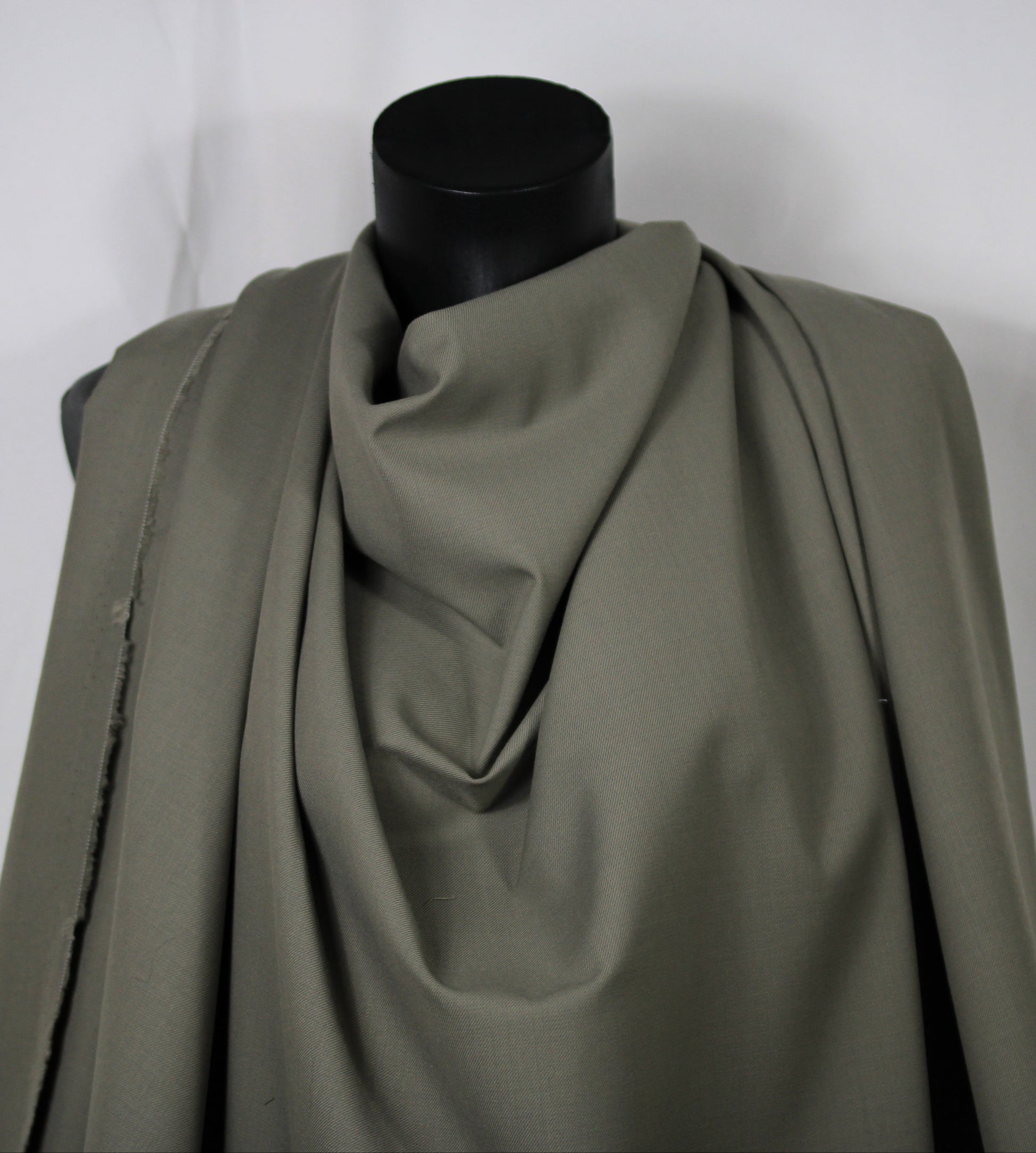 Tissu twill de laine - taupe - photo 4/4 | So Tissus