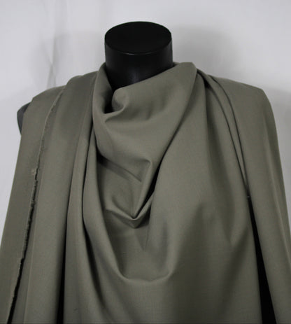 Tissu twill de laine - taupe - photo 4/4 | So Tissus