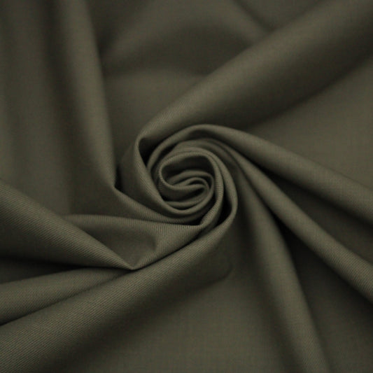 Tissu twill de laine - taupe - photo 1/4 | So Tissus
