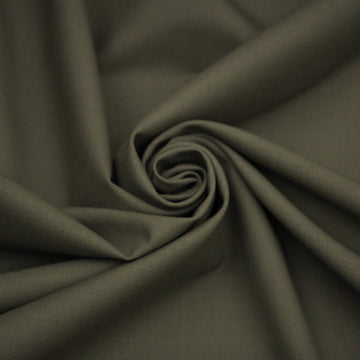 Tissu twill de laine - taupe