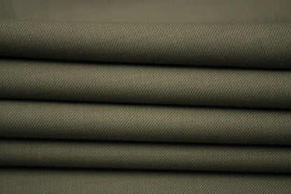 Tissu twill de laine - taupe - photo 2/4 | So Tissus