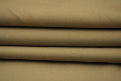 Tissu popeline de coton stretch - beige - photo 2/4 | So Tissus