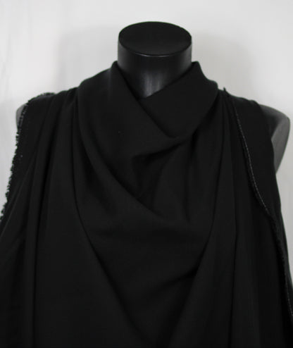 Tissu twill tencel - noir - photo 4/4 | So Tissus