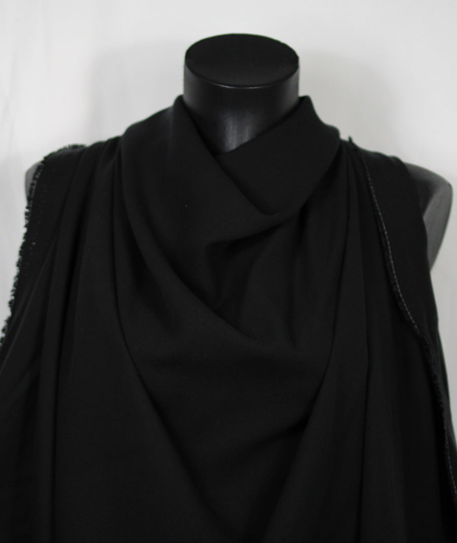 Tissu twill tencel - noir