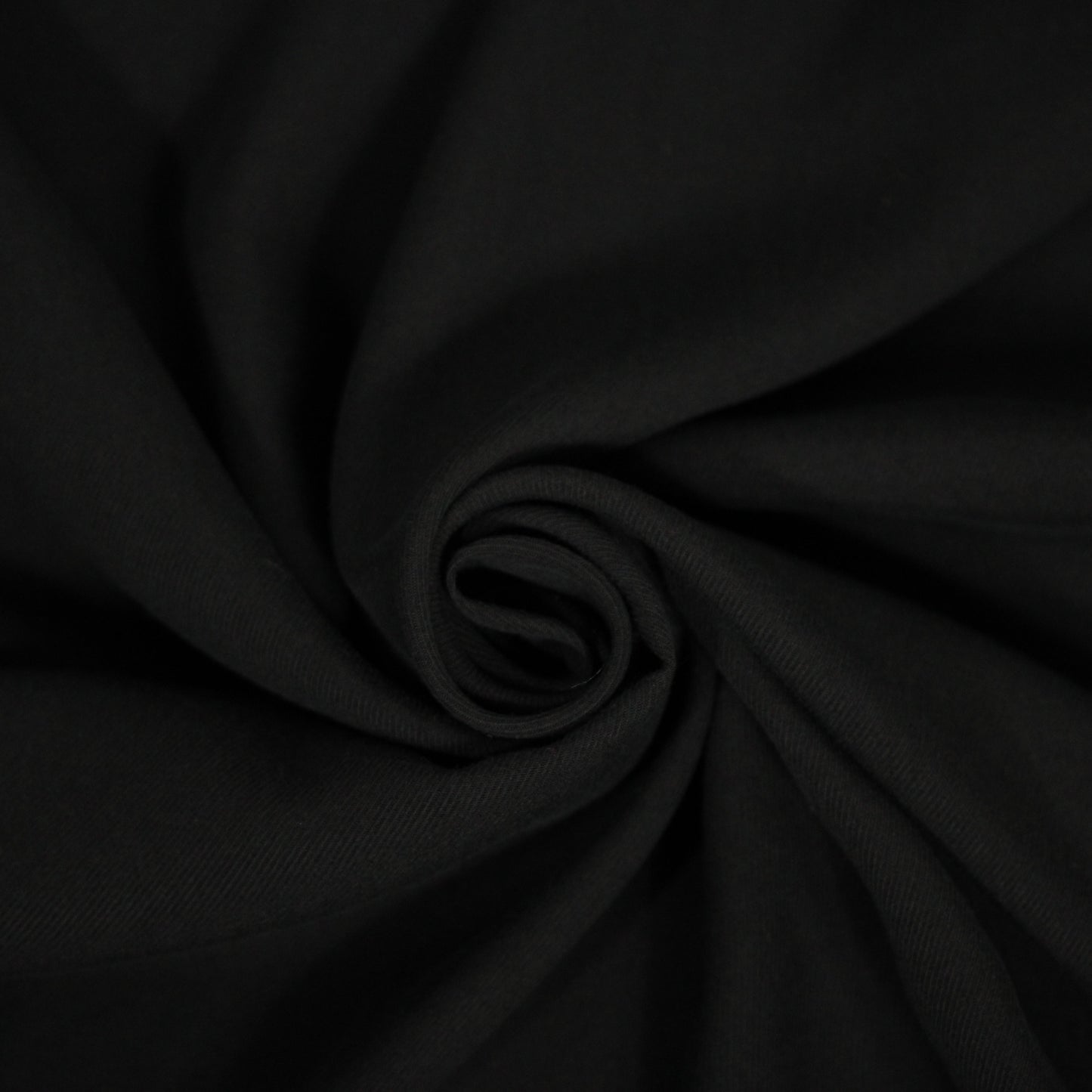Tissu twill tencel - noir - photo 1/4 | So Tissus